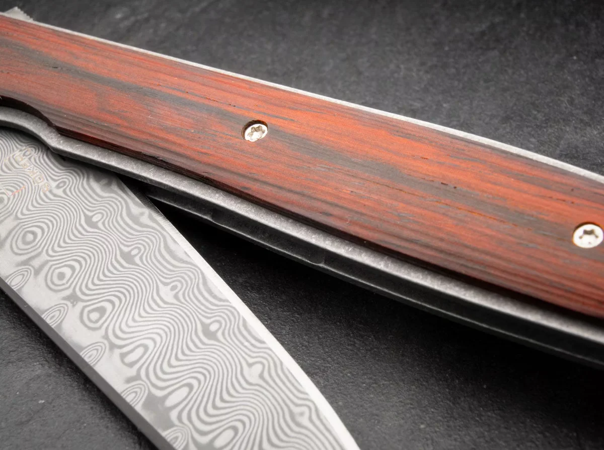 Nóż Böker Plus Urban Trapper Cocobolo Damascus — zdjęcie 3