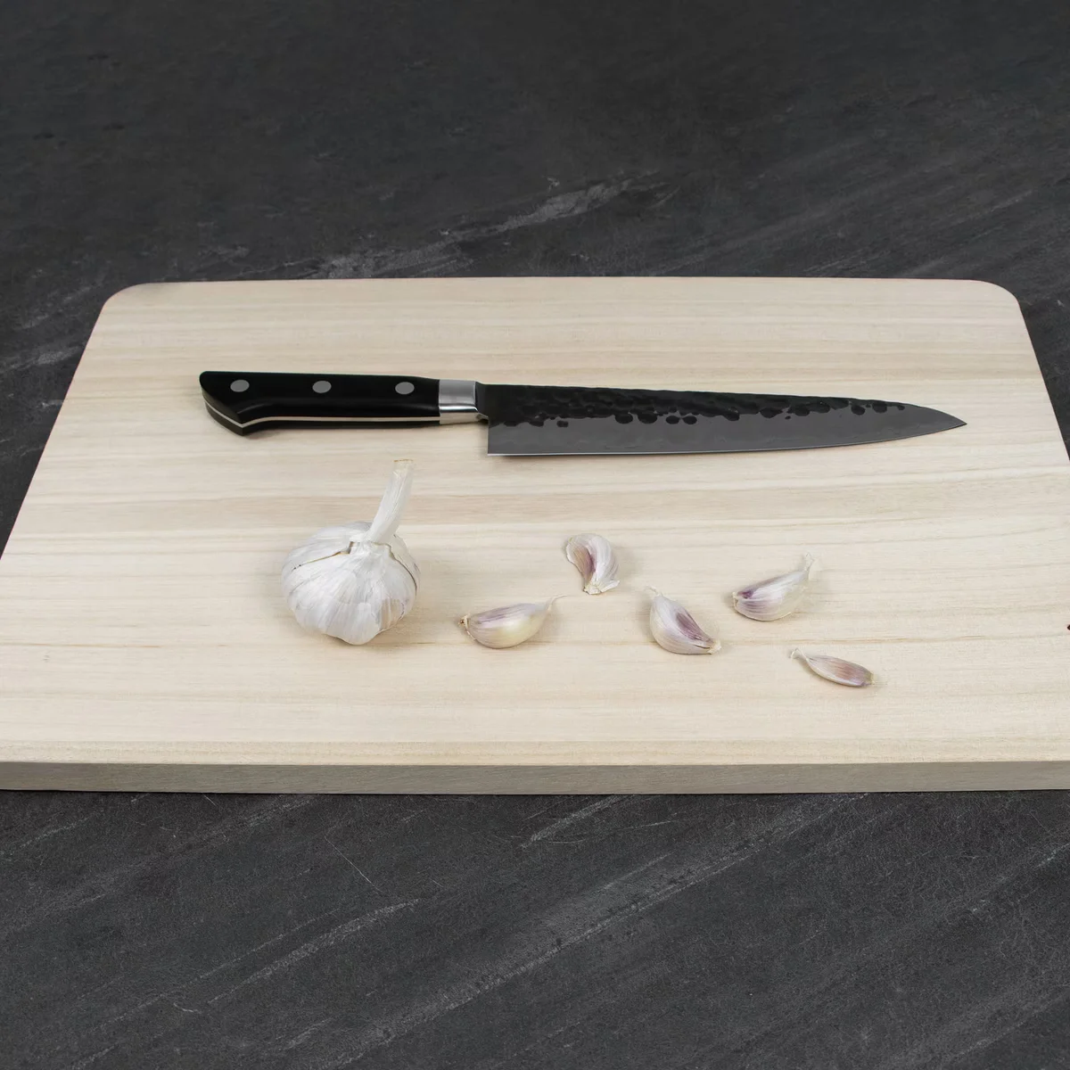 Tojiro Deska do krojenia z drewna paulownia 45x29x2 cm — zdjęcie 7