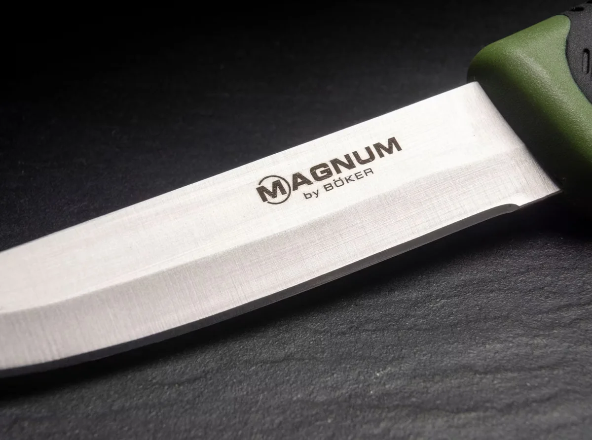 Boker Magnum Falun Olive - Nóż ze stałym ostrzem — zdjęcie 5