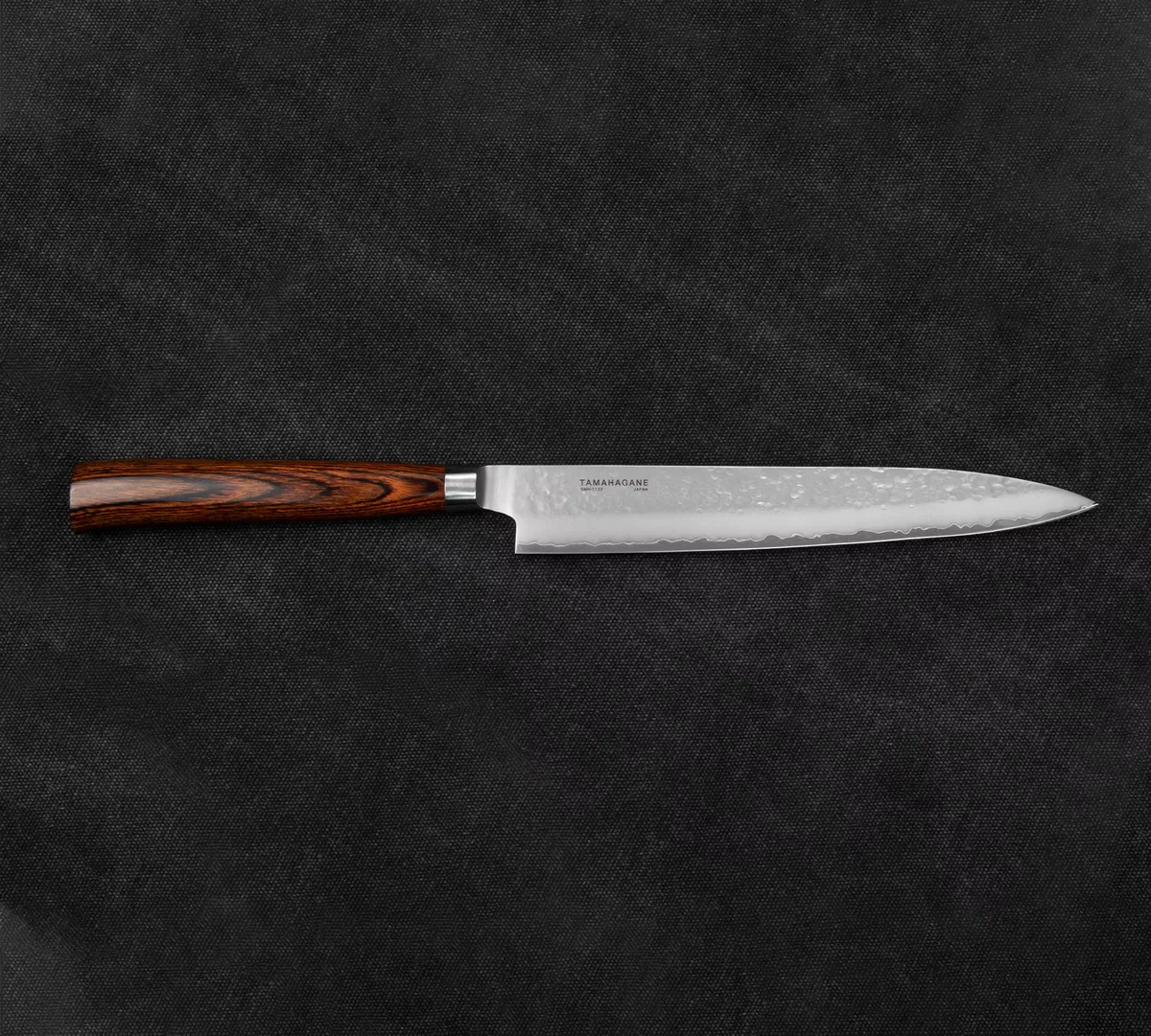 Tamahagane Tsubame Brown VG-5 Nóż Sashimi 21 cm — zdjęcie 2