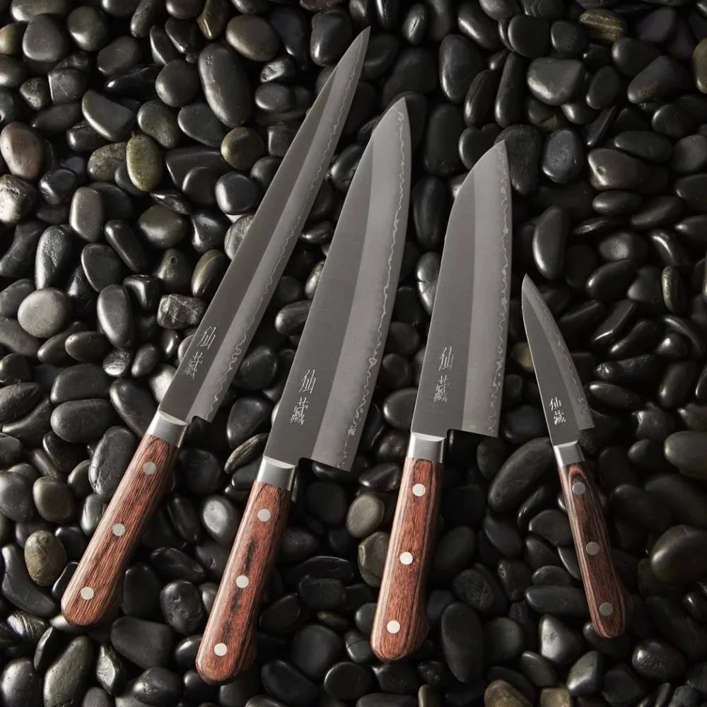 Suncraft SENZO CLAD Nóż Kuchenny Nakiri AUS-10 18 cm — zdjęcie 7