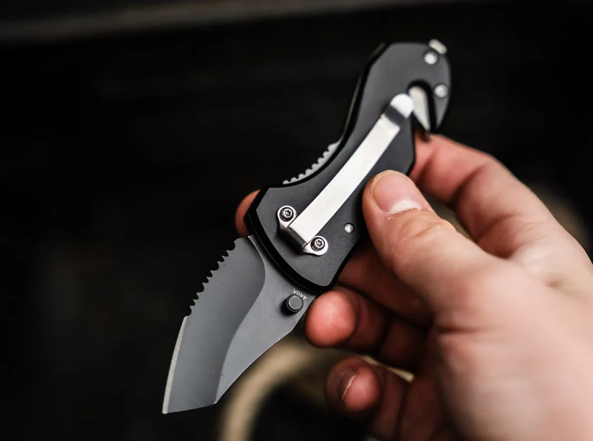 Nóż składany ratunkowy Boker Magnum Black Rescue — zdjęcie 5