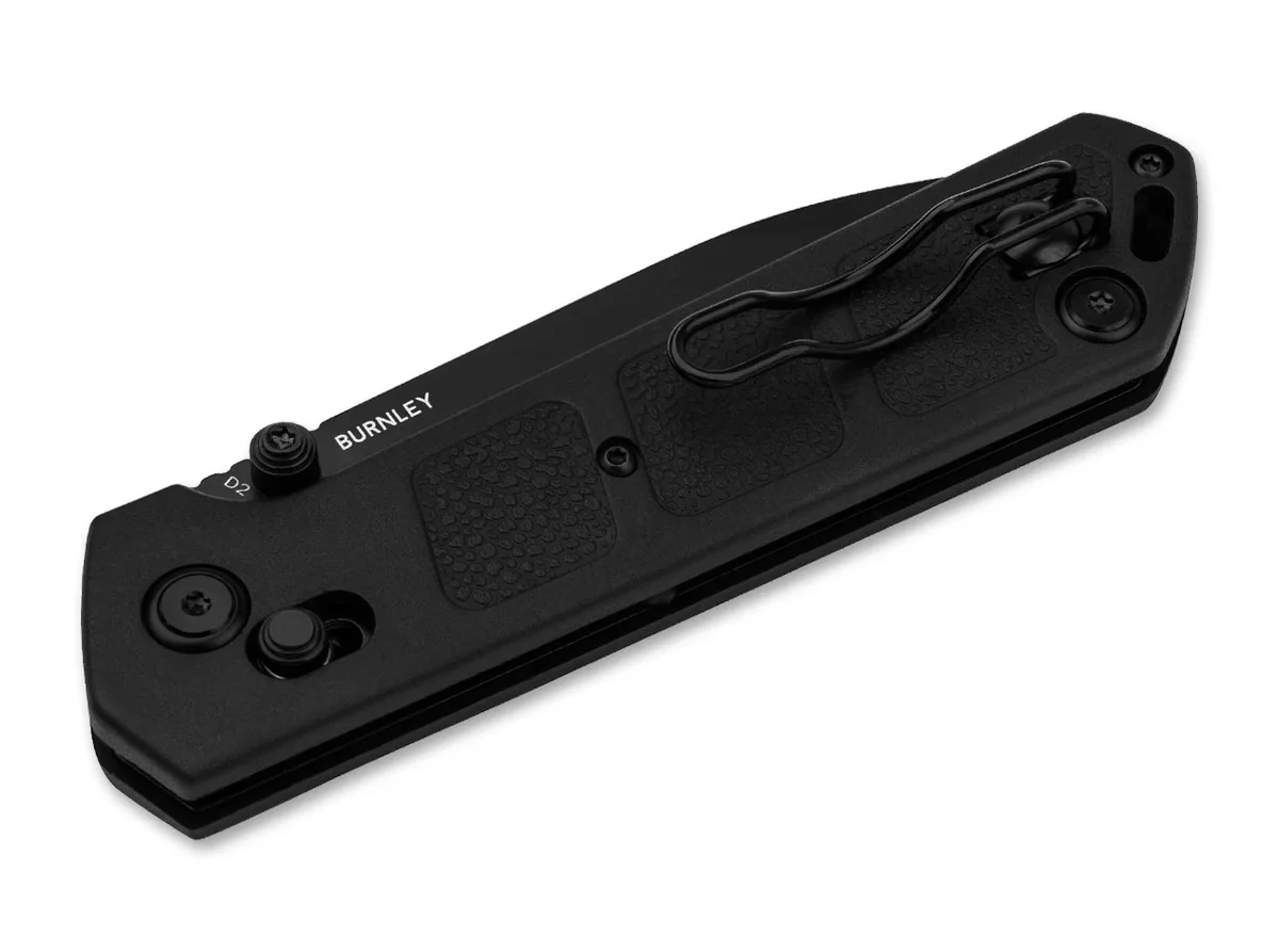 Nóż składany Böker Plus Kihon DC All Black - Lucas Burnley D2 FRN — zdjęcie 2