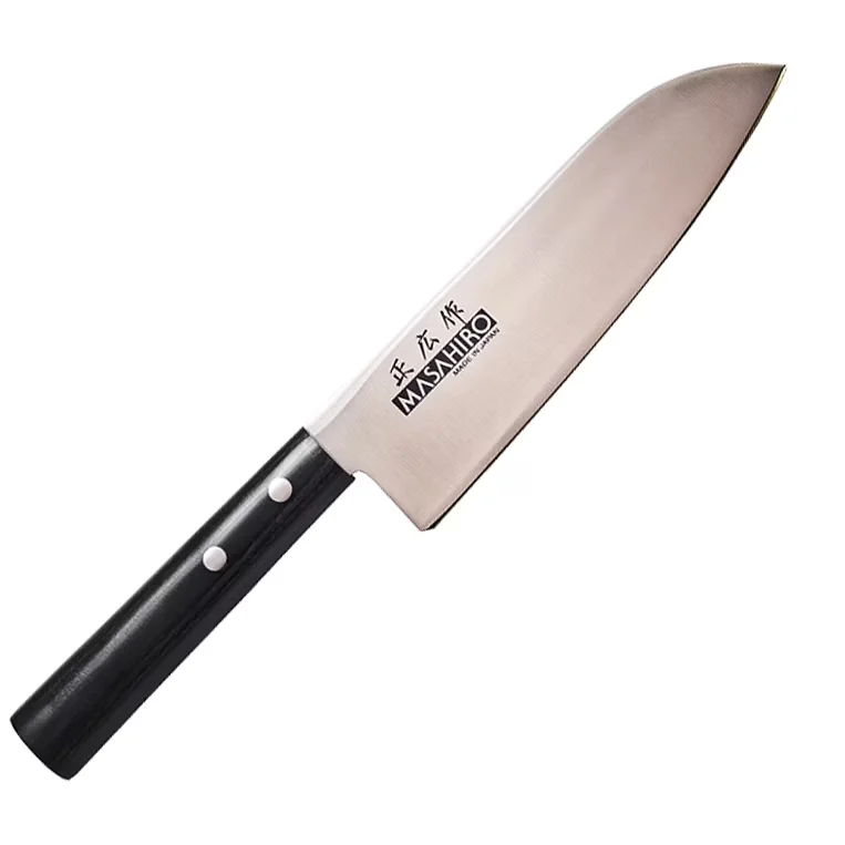 Masahiro Sankei Santoku 16.5 cm Czarny