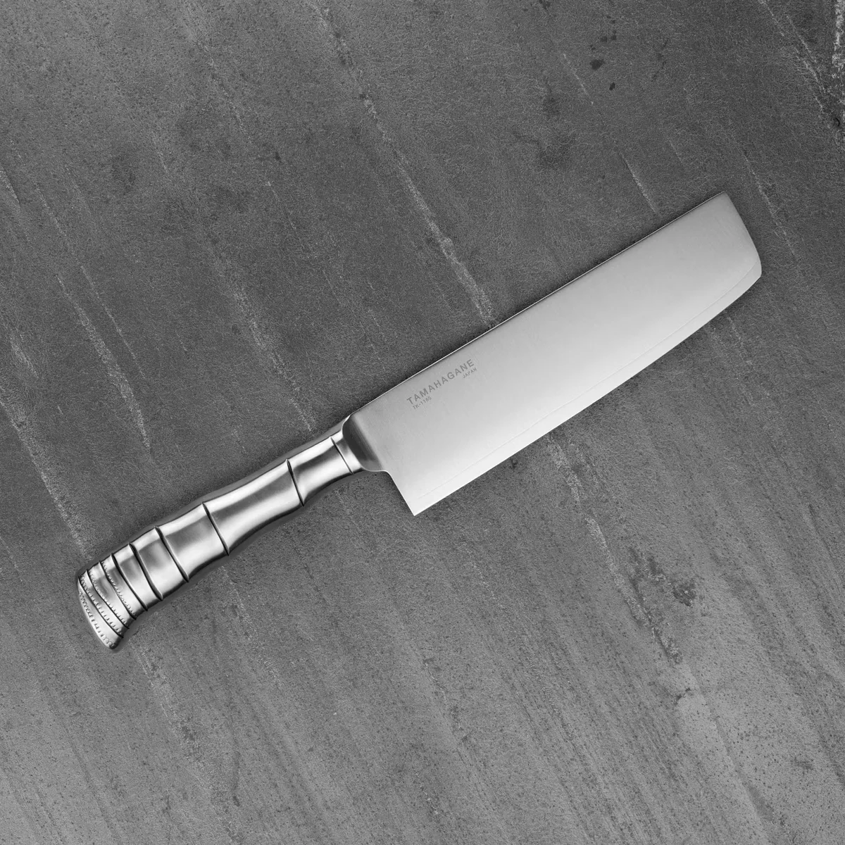 Tamahagane Bamboo VG-5 Nóż Nakiri 18 cm — zdjęcie 6