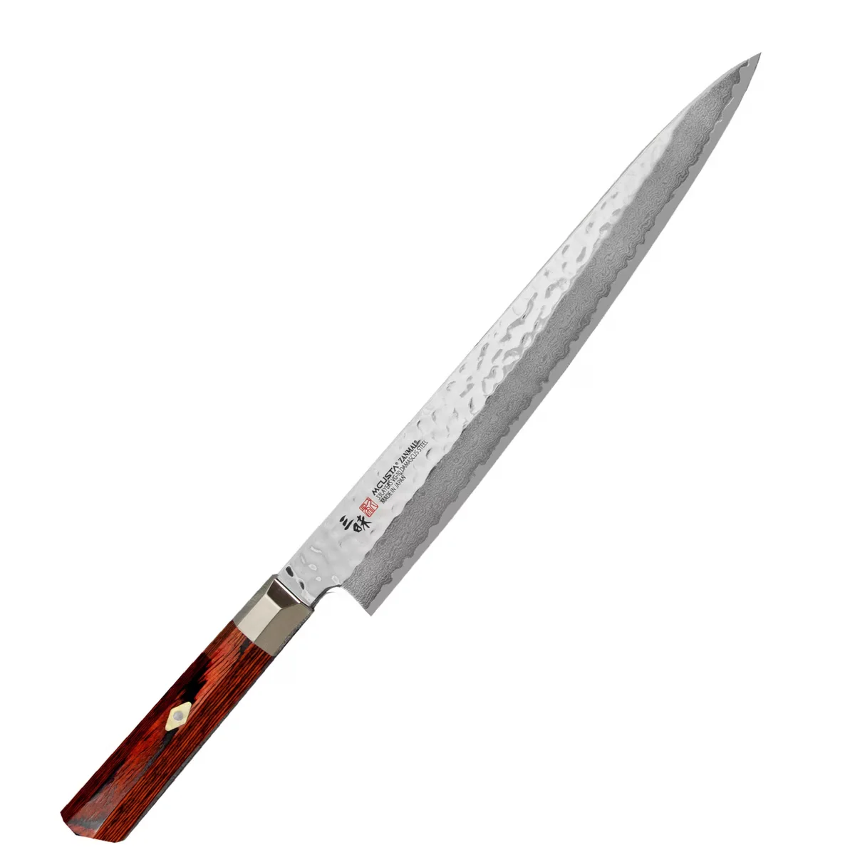 Mcusta Zanmai VG-10 Hammered Supreme Nóż Sujihiki 27 cm