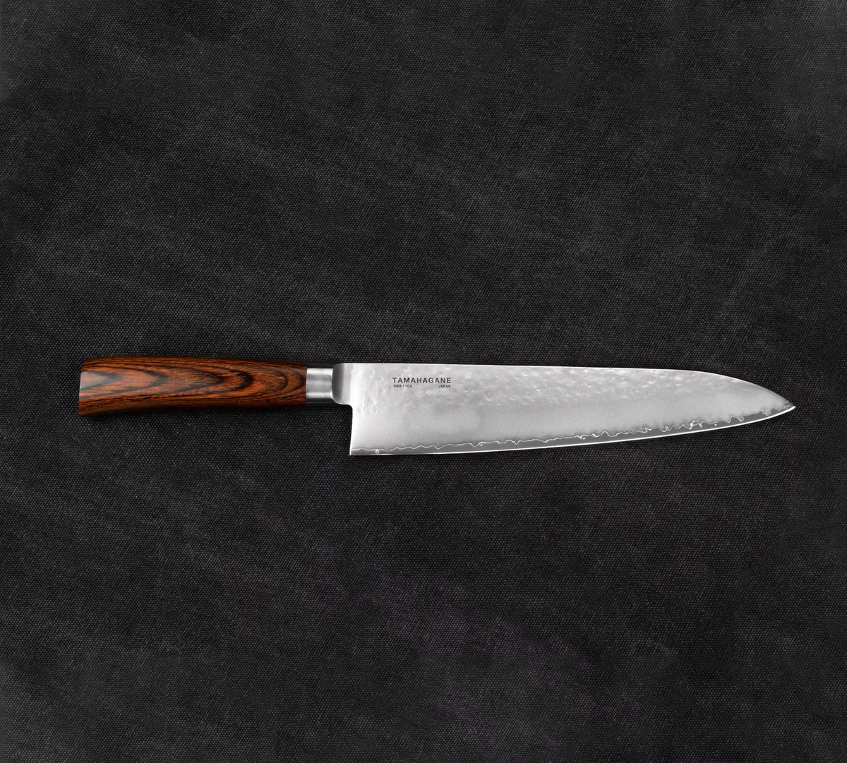 Tamahagane Tsubame Brown VG-5 Nóż Szefa Kuchni 24 cm — zdjęcie 2