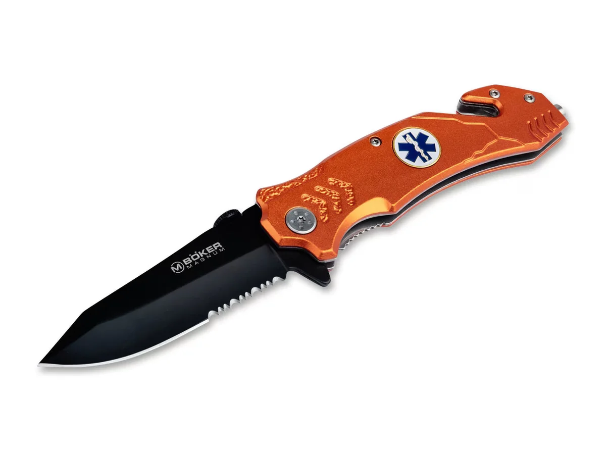 Nóż Boker Magnum EMS Rescue - Ratowniczy Składany