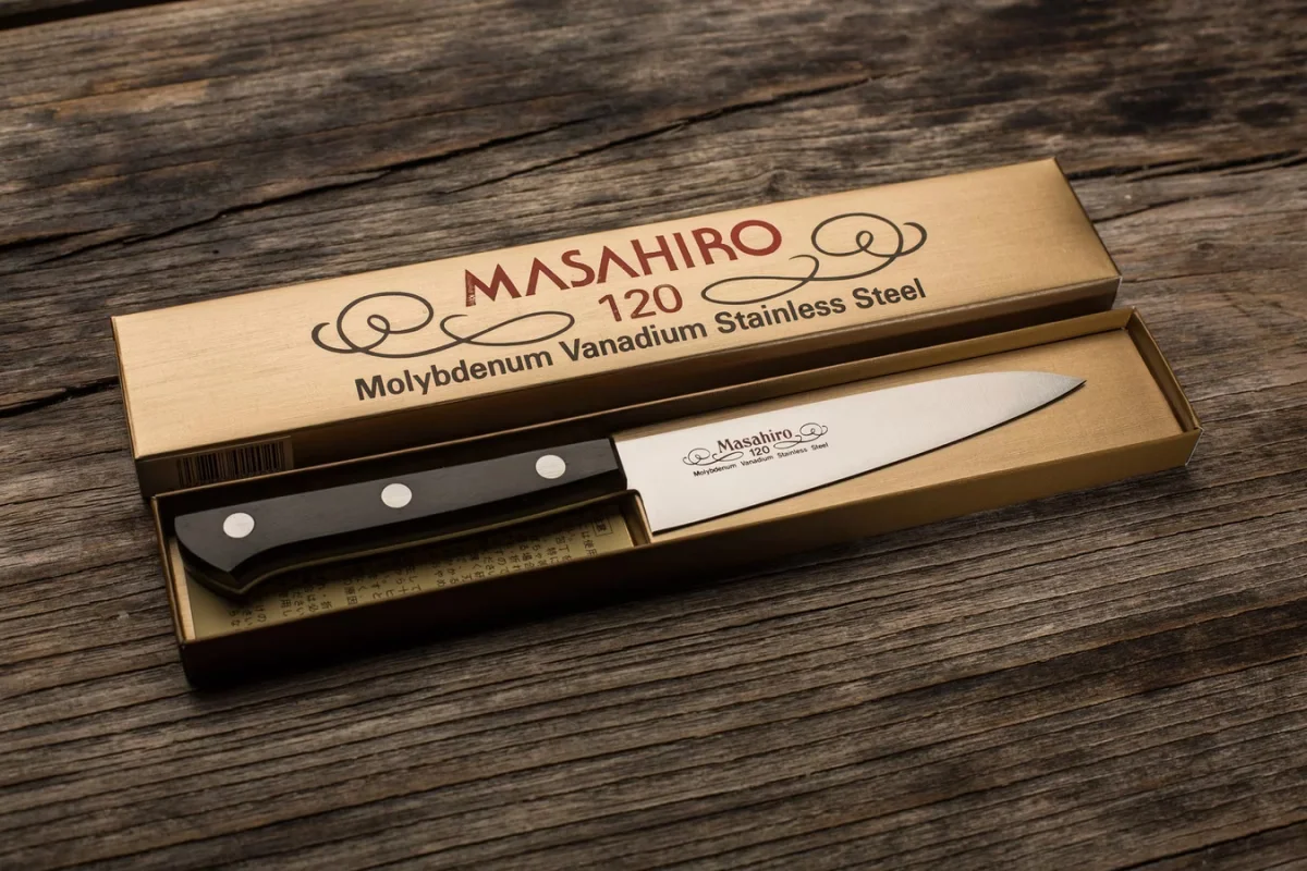 Masahiro Nóż Utility Seria BWH Ostrze 12 cm — zdjęcie 4