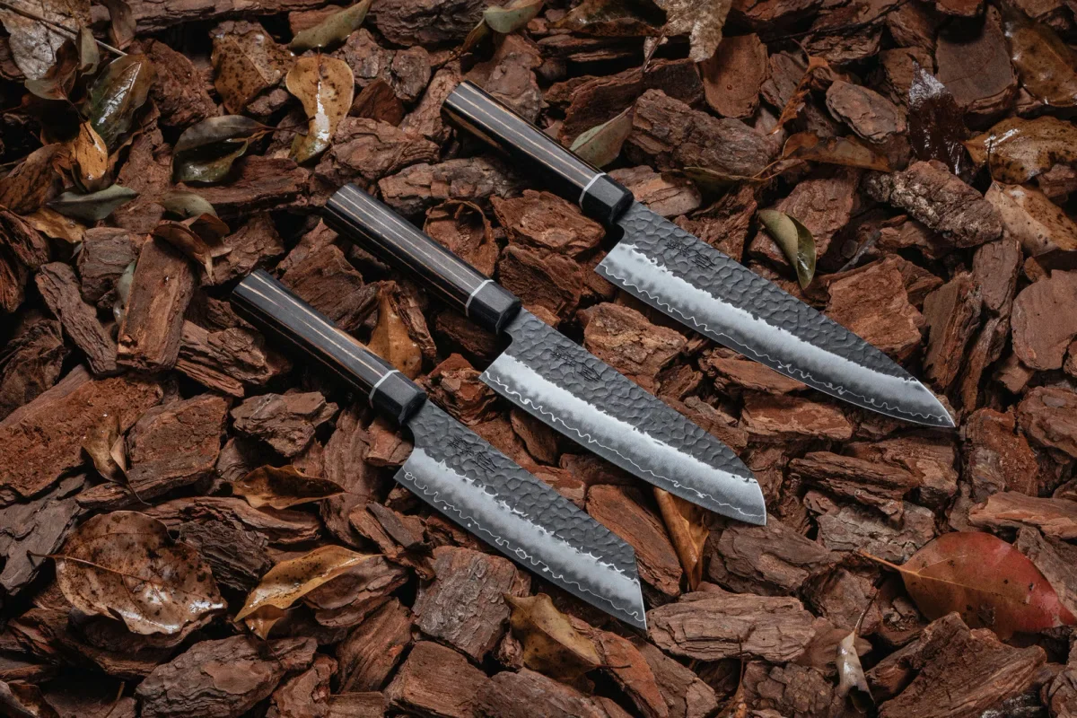 Suncraft Senzo Finest Bunka 16,5 cm - Nóż kuchenny ze stali SPG-STRIX z  — zdjęcie 7
