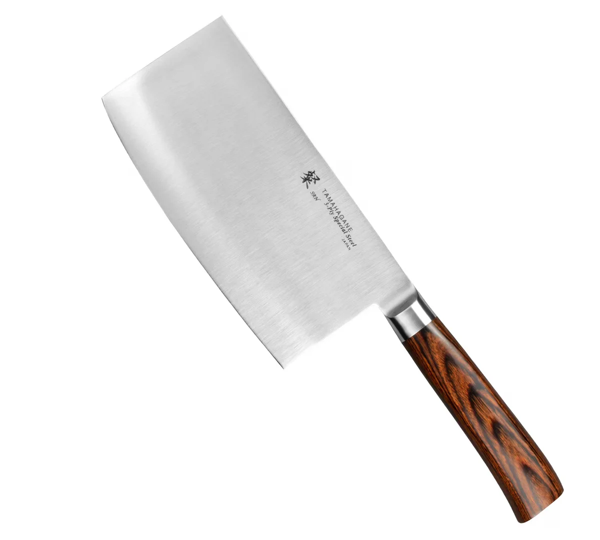 Tamahagane SAN Brown VG-5 Nóż chiński do siekania 18 cm