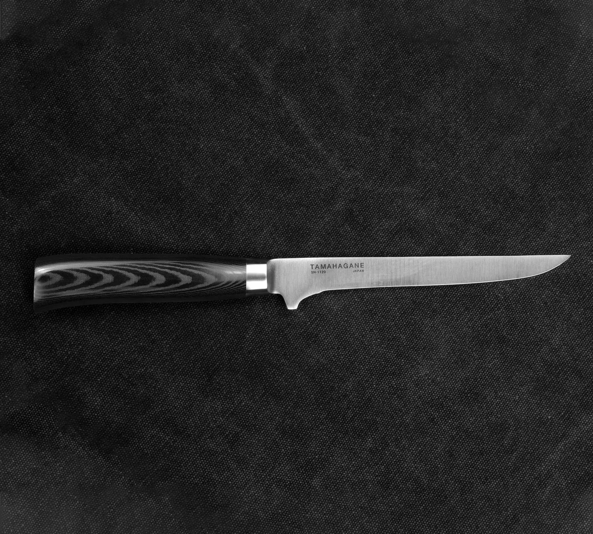 Tamahagane SAN Black VG-5 Nóż do wykrawania elastyczny 16 cm — zdjęcie 2