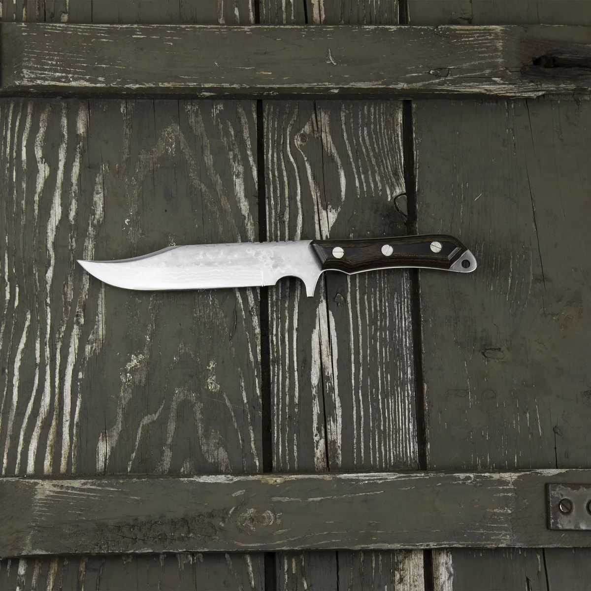Kanetsune Seki Aogami#2 Seseragi Clip Nóż outdoorowy 12,5 cm — zdjęcie 10