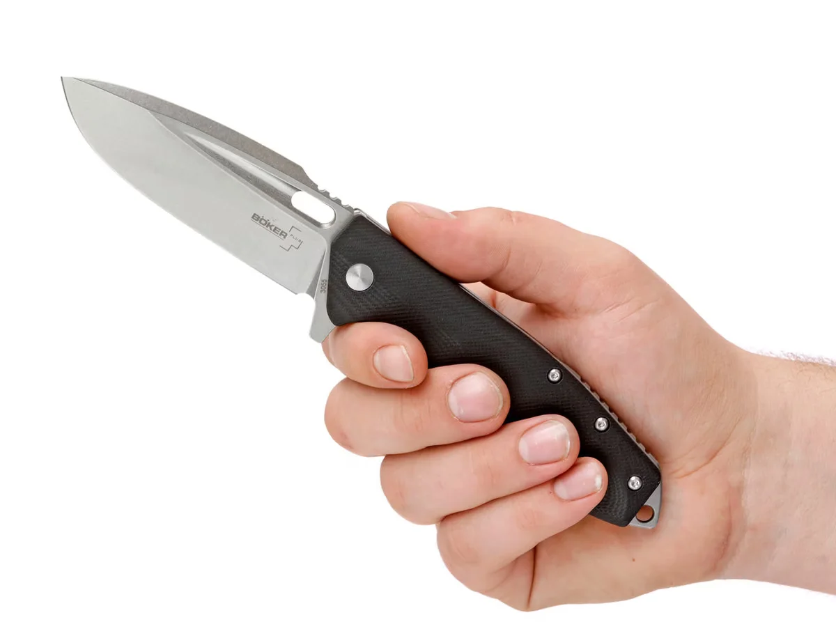 Nóż składany Böker Plus Caracal Folder D2, G-10, Stonewash — zdjęcie 3