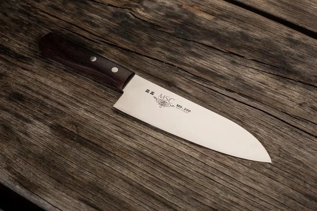 Masahiro MSC Nóż Santoku 16.5 cm — zdjęcie 5