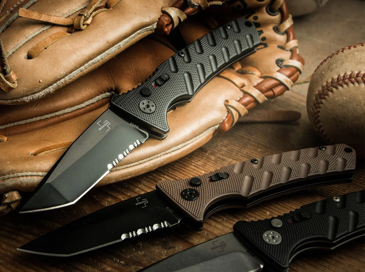 Nóż automatyczny Böker Plus Strike Spearpoint — zdjęcie 7