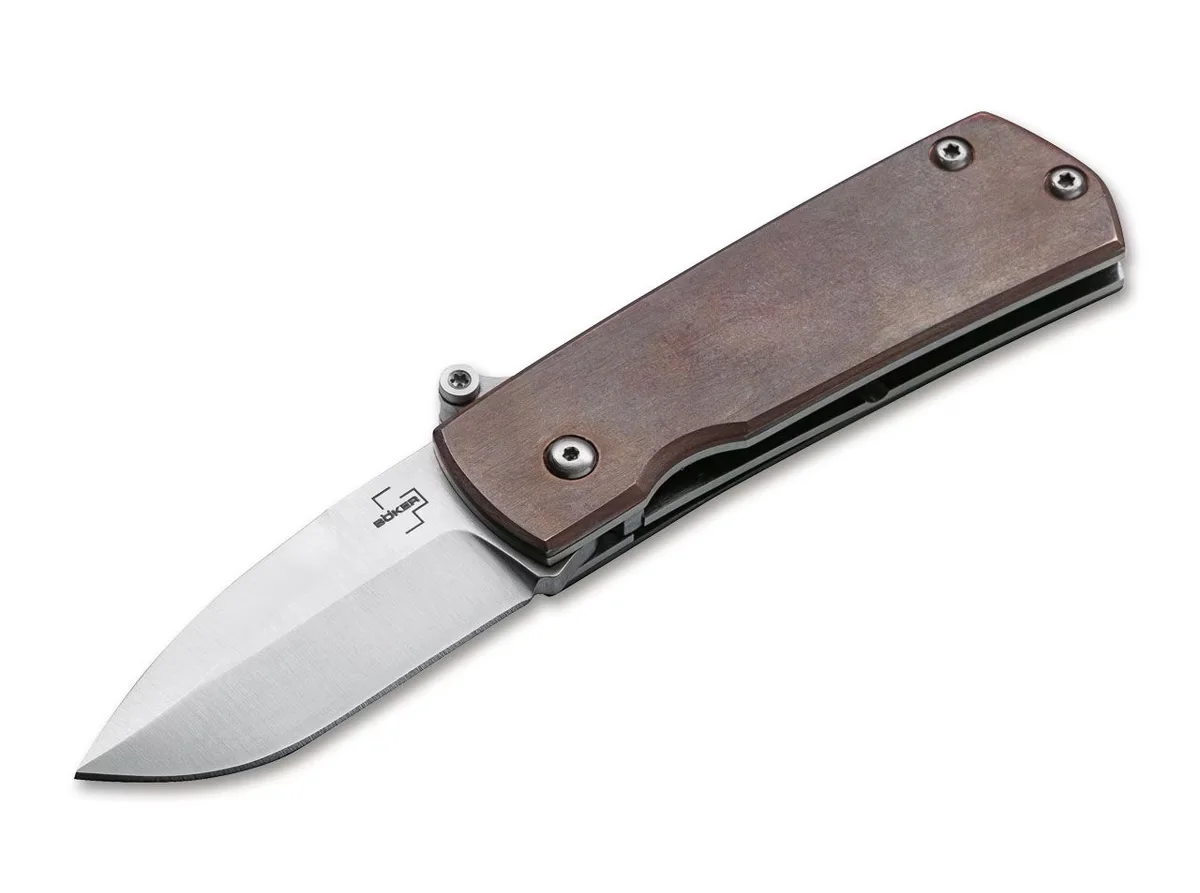 Nóż automatyczny Böker Plus Shamsher Copper D2 12 cm