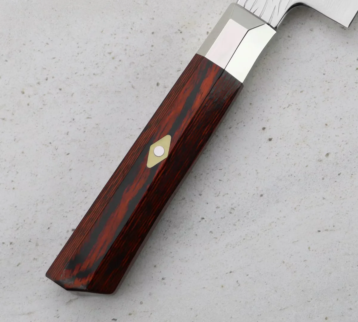 Mcusta Zanmai VG-10 Supreme Ripple Nóż Santoku 18 cm — zdjęcie 4