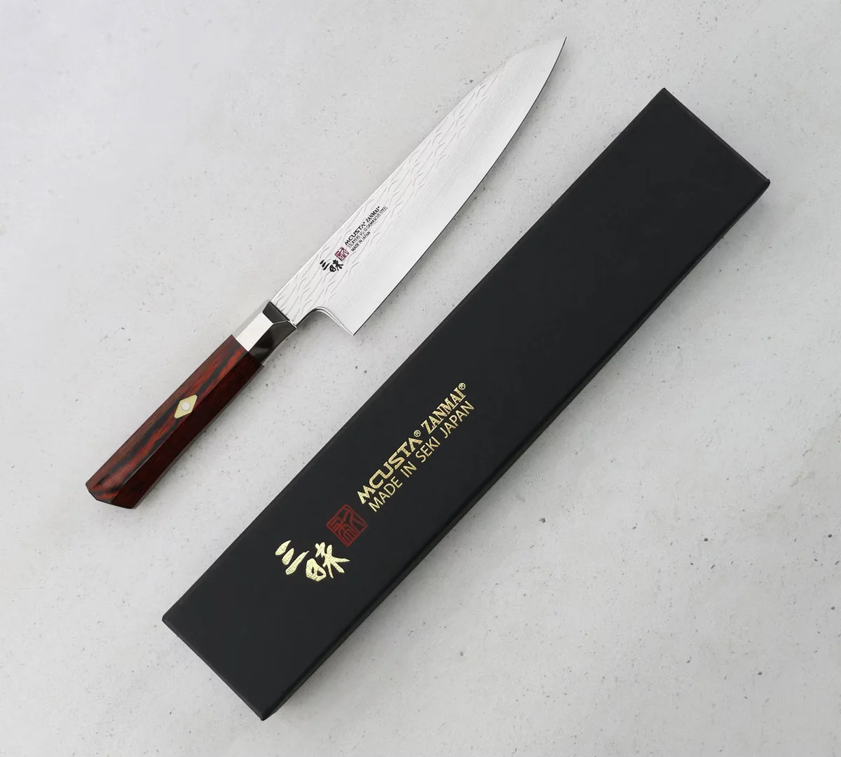 Mcusta Zanmai VG-10 Supreme Ripple Nóż Szefa Kuchni 18 cm — zdjęcie 2