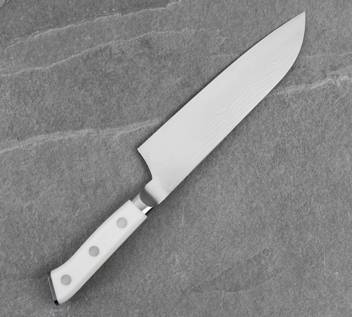 Mcusta Zanmai Classic Damascus VG-10 Corian Nóż Santoku 18 cm — zdjęcie 5