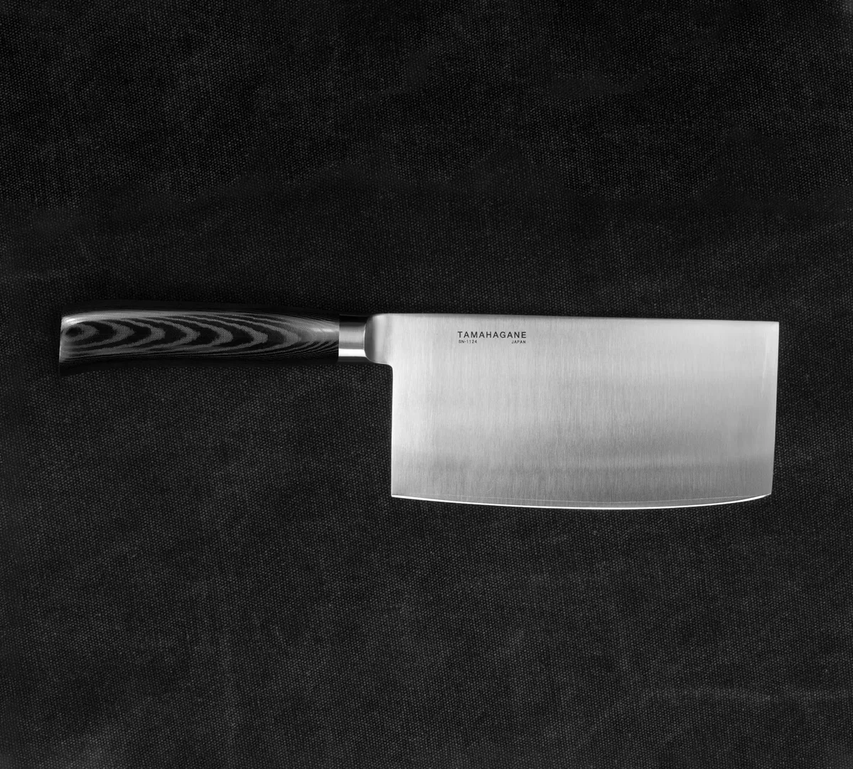 Tamahagane SAN Black VG-5 Nóż Kuchenny Chiński do Siekania 18 cm — zdjęcie 2