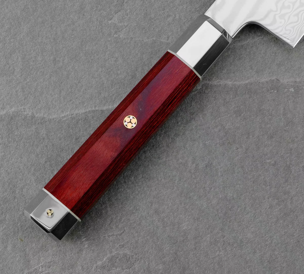 Mcusta Zanmai VG-10 Ultimate Aranami Nóż Santoku 18 cm — zdjęcie 5