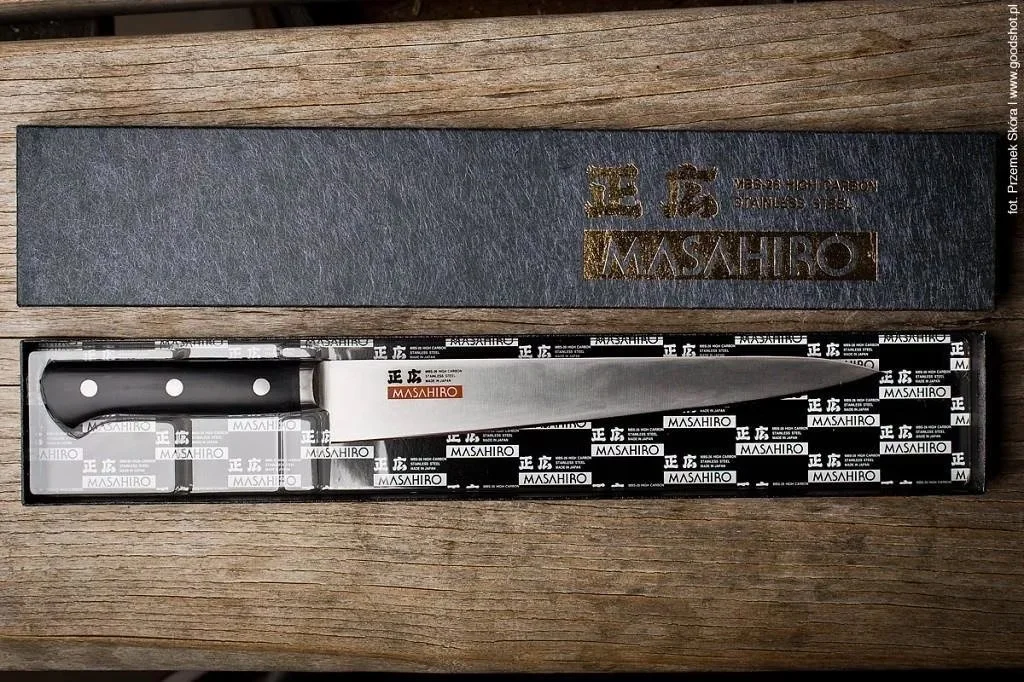 Masahiro MV-H Nóż do plastrowania Slicer 27 cm — zdjęcie 2