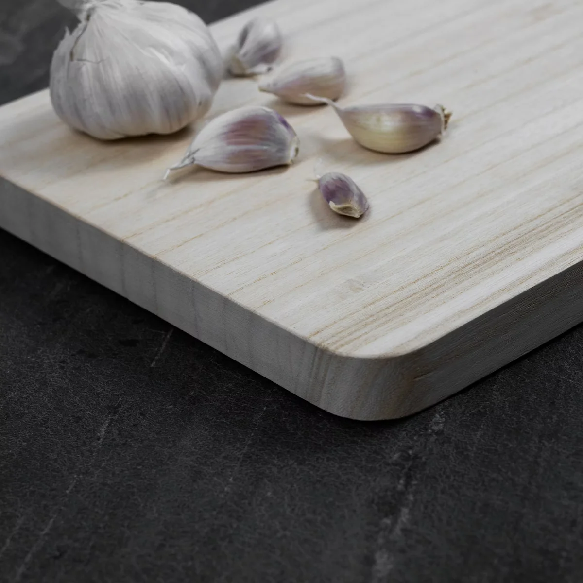 Tojiro Deska do krojenia z drewna paulownia 35x20x2 cm — zdjęcie 4