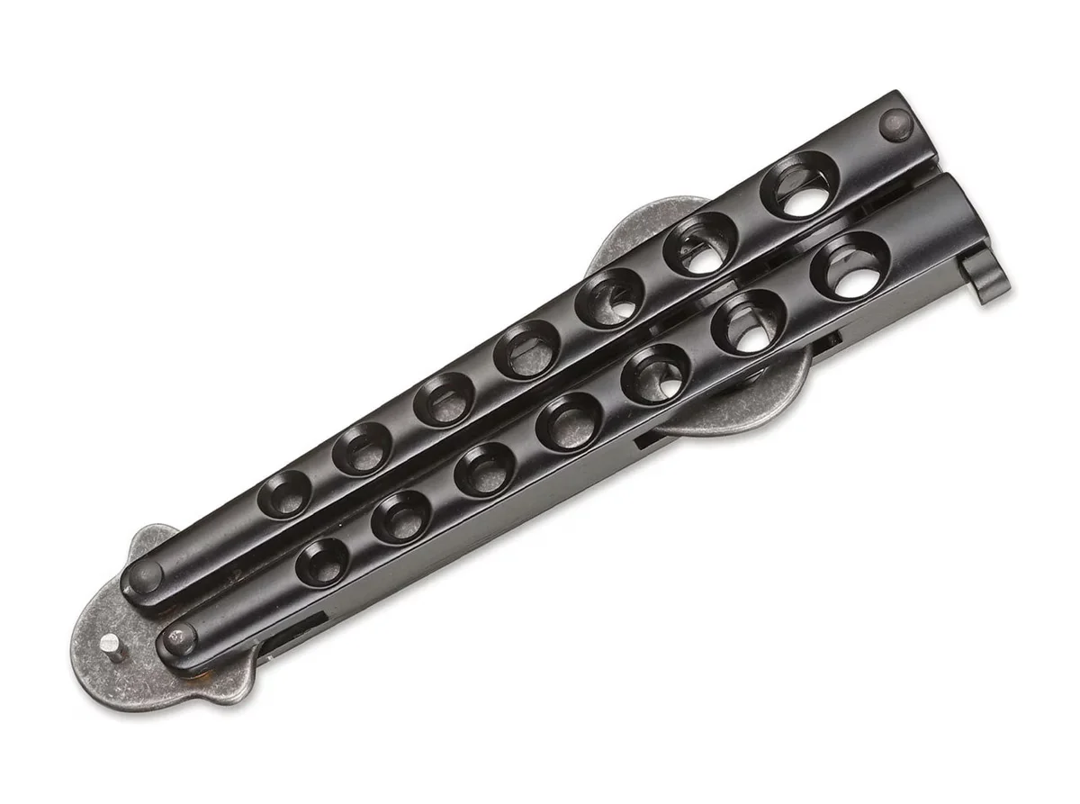 Boker Magnum Balisong Black - Otwieracz do Butelek w Stylu Motylka, 21 cm — zdjęcie 2