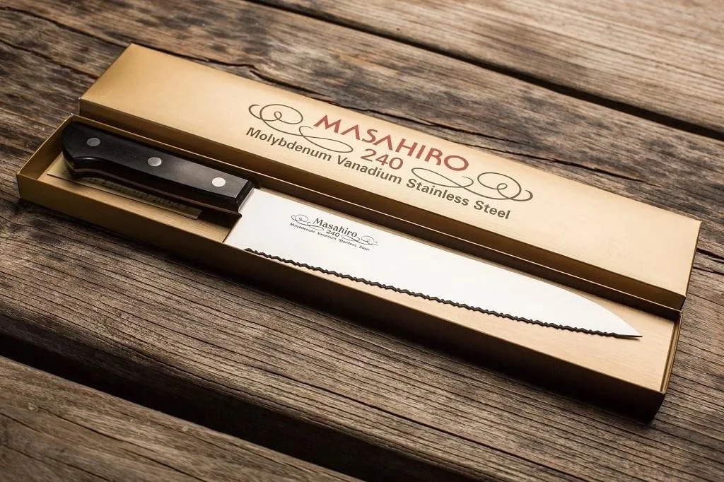Masahiro BWH Nóż Szefa Kuchni Wave Edge 24 cm [14042]
