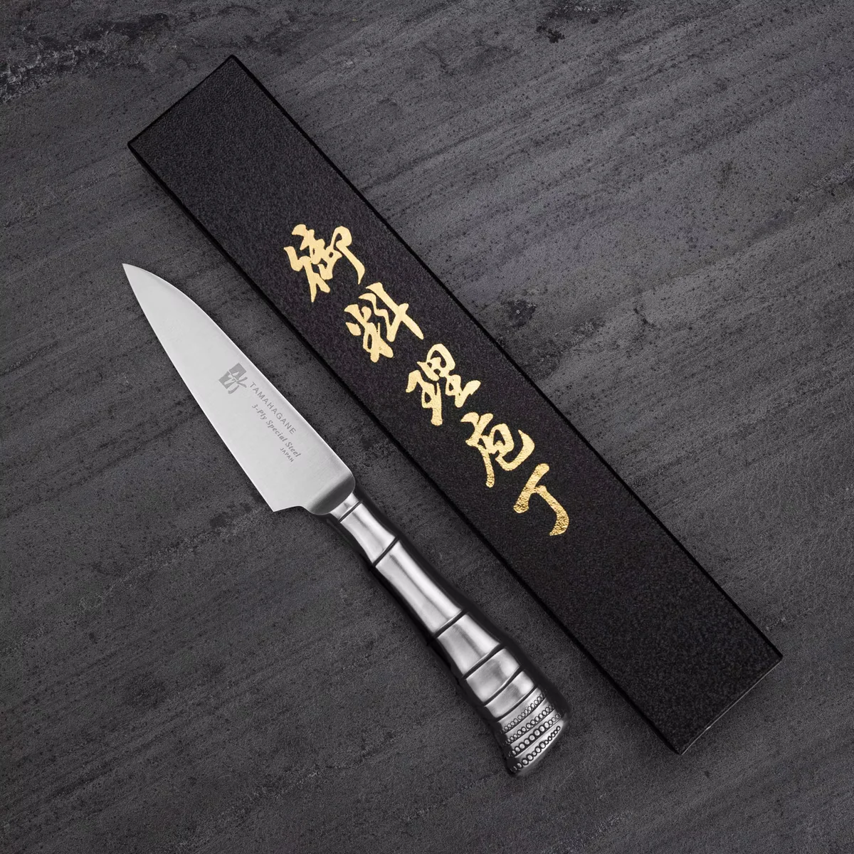 Tamahagane Bamboo VG-5 Nóż kuchenny do obierania 9 cm — zdjęcie 2
