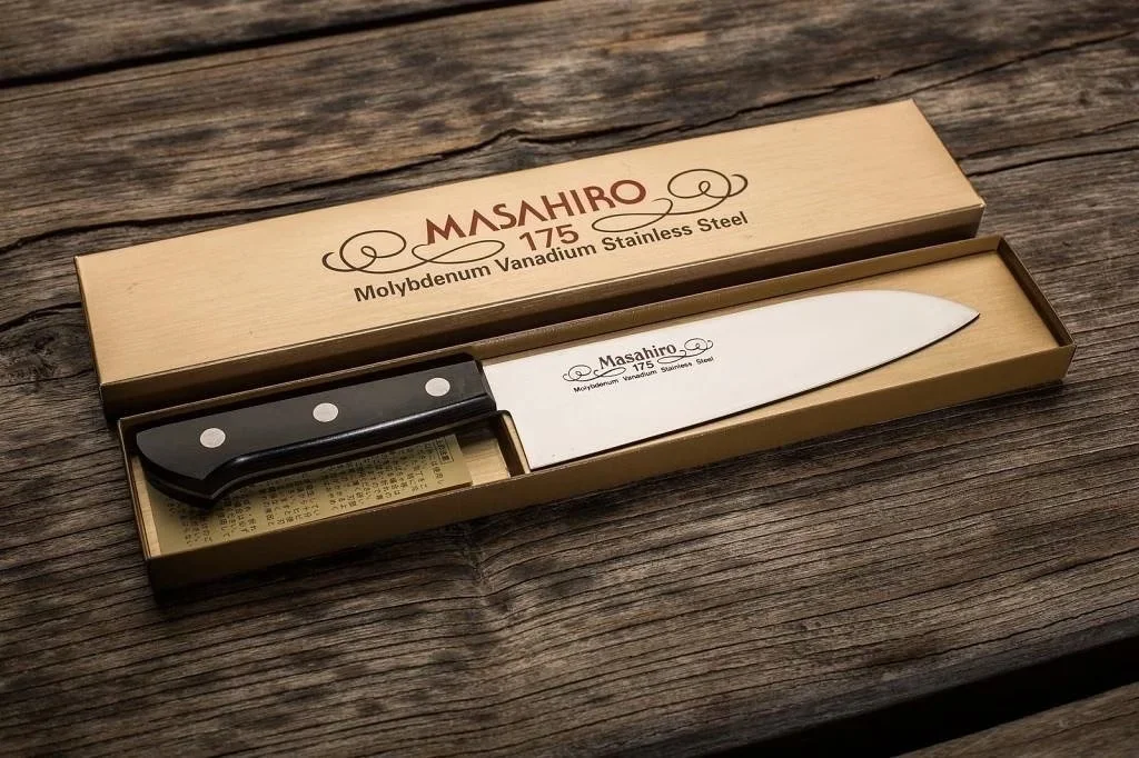 Masahiro BWH Santoku - Nóż uniwersalny 17.5 cm