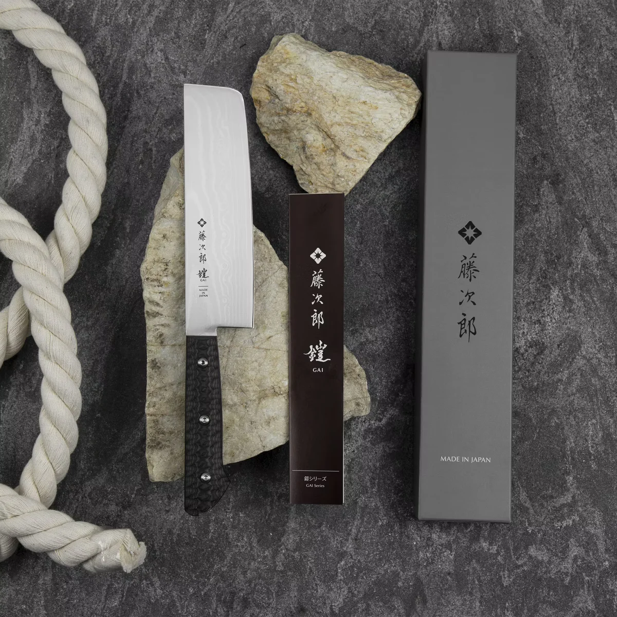 Tojiro Gai VG-10 Damascus Nóż Nakiri 16,5 cm — zdjęcie 2