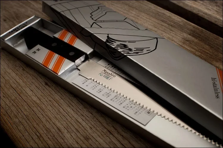Masahiro BWH Nóż do chleba ząbkowany 24 cm — zdjęcie 5