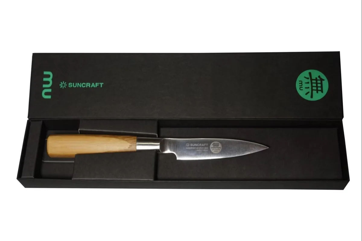 Suncraft MU BAMBOO Nóż Paring Długość ostrza 8 cm — zdjęcie 3