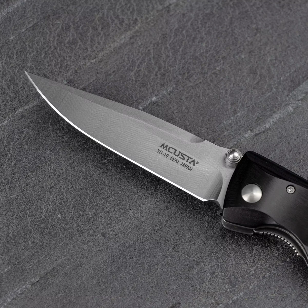 Mcusta Classic Wave Black Pakka VG-10 Nóż Składany 8 cm — zdjęcie 10
