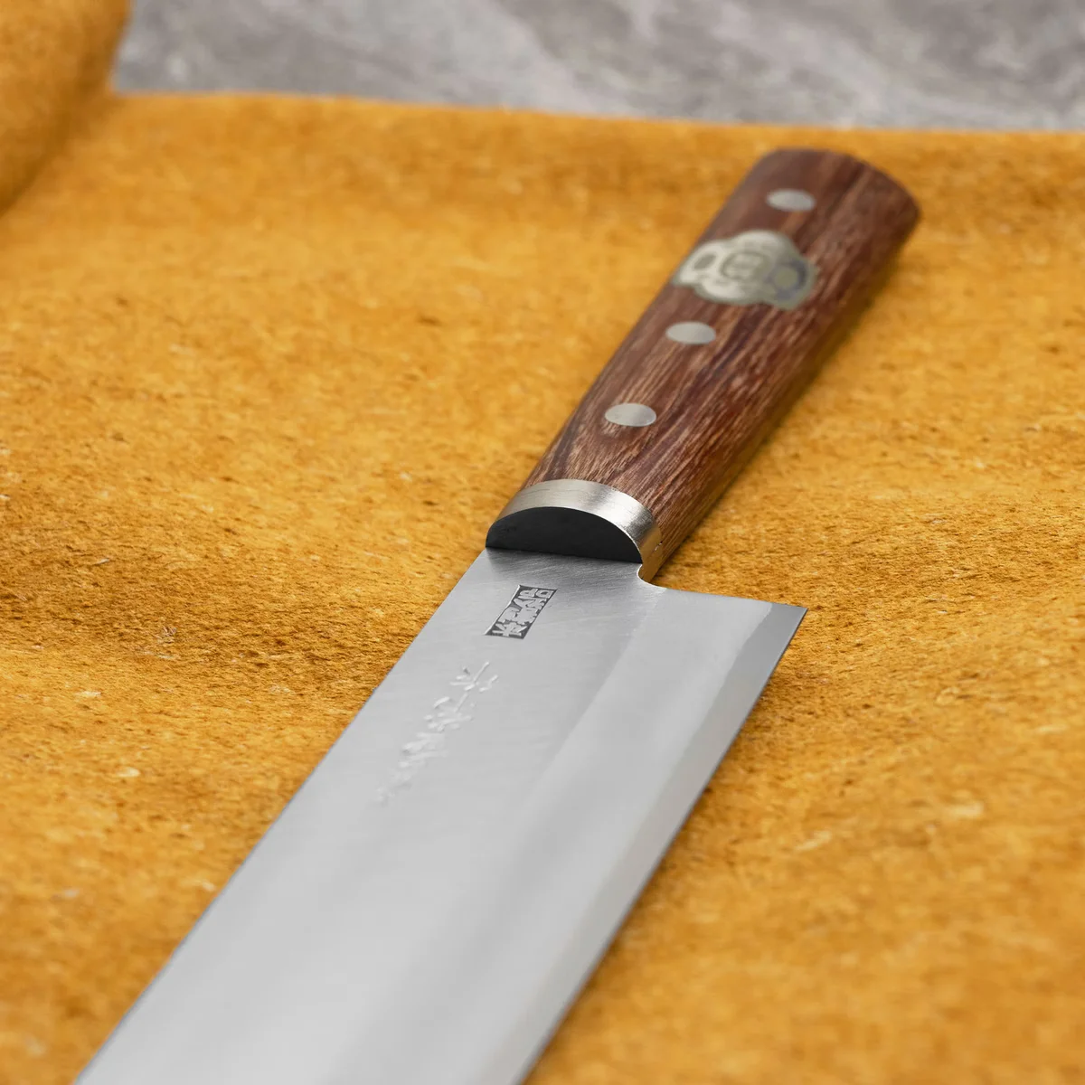Kanetsune 2000 Shiro-2/SS Nóż Nakiri 16,5 cm — zdjęcie 9