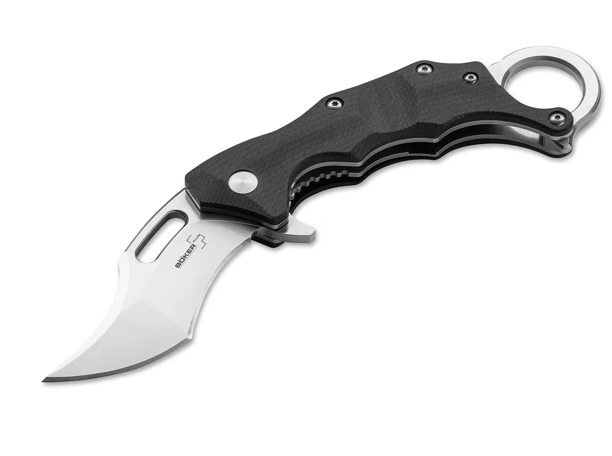 Nóż Böker Plus Wildcat składany, ostrze D2 (7.1 cm), rękojeść G-10, Liner-Lock