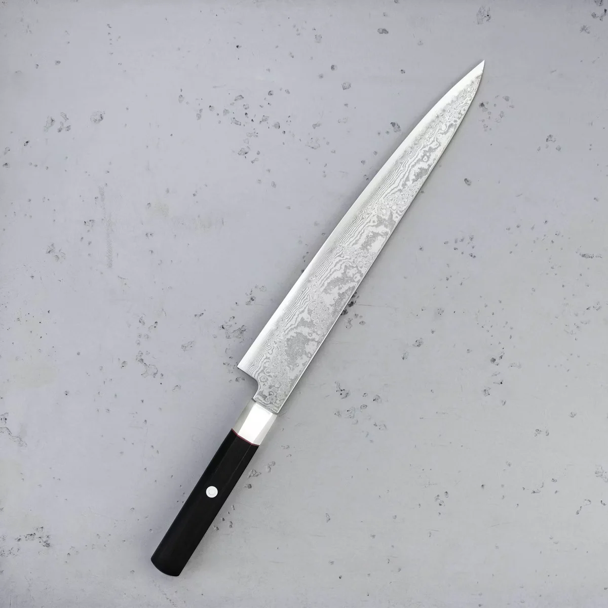 Mcusta Zanmai VG-10 Splash Nóż Sujihiki 27 cm — zdjęcie 6