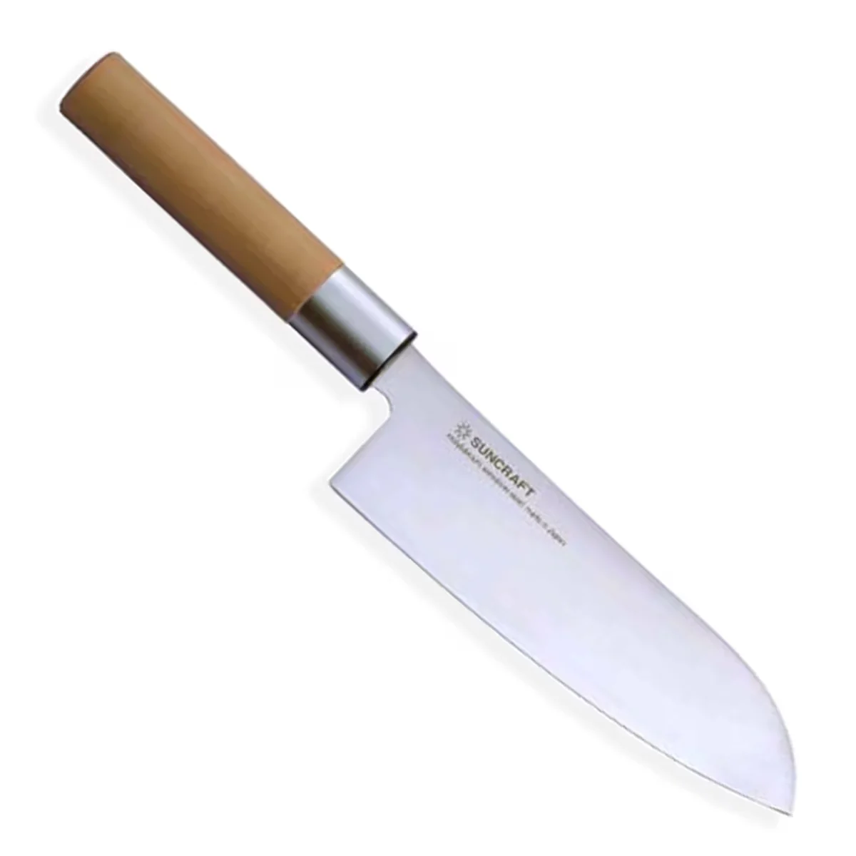 Suncraft SENZO JAPANESE Nóż Santoku 16.7 cm Drewno Magnoliowe WA-04 — zdjęcie 2