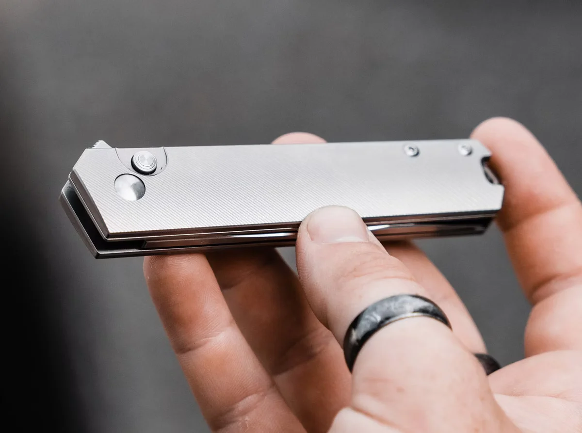Nóż składany Boker Plus Kwaiken Push Button Flipper 01BO619 — zdjęcie 6