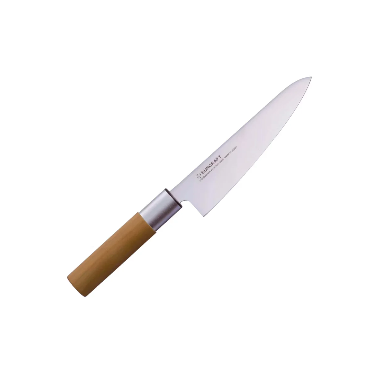 Suncraft SENZO JAPANESE Small Santoku Nóż Kuchenny 14.3 cm Drewno Magnoliowe