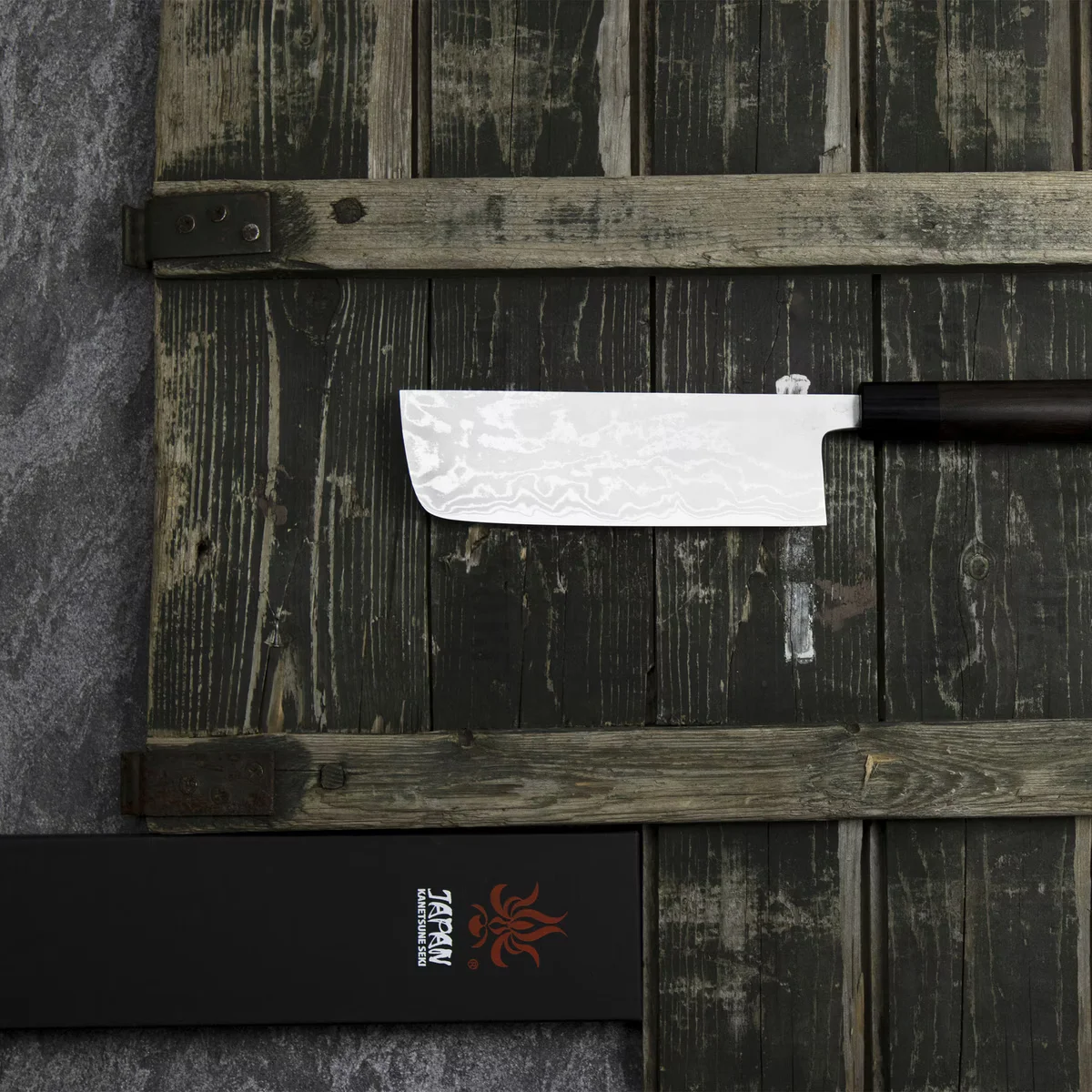 Kanetsune 400 Shirogami#2 Nóż Nakiri Japoński do Warzyw 16,5 cm — zdjęcie 5