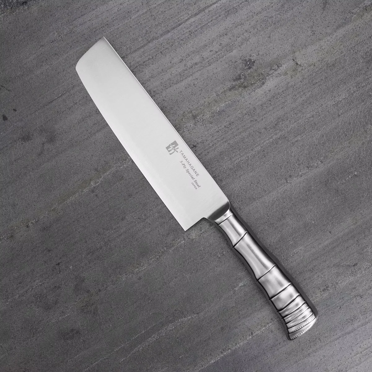 Tamahagane Bamboo VG-5 Nóż Nakiri 18 cm — zdjęcie 5