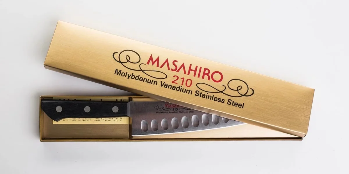 Masahiro BWH Nóż Szefa Kuchni Dimple 210 cm — zdjęcie 2