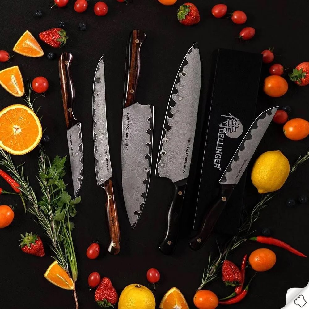 Dellinger KITA North Damascus Nóż Utility 12 cm — zdjęcie 10