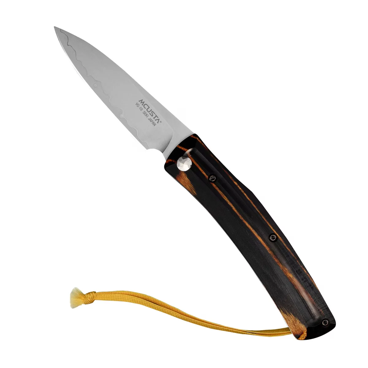Mcusta Friction Folder Nóż Składany Czarno-Żółty VG-10 7,5 cm