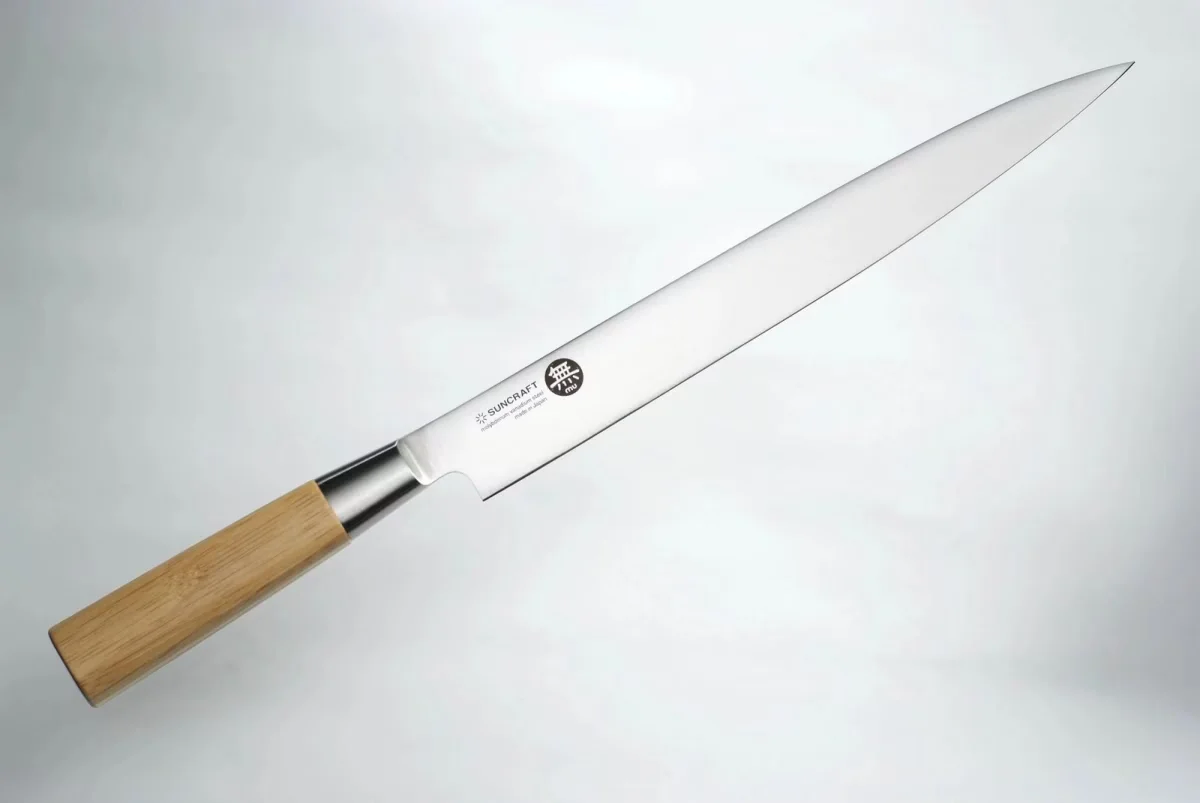Suncraft MU BAMBOO Nóż Kuchenny Slicer 25 cm — zdjęcie 2