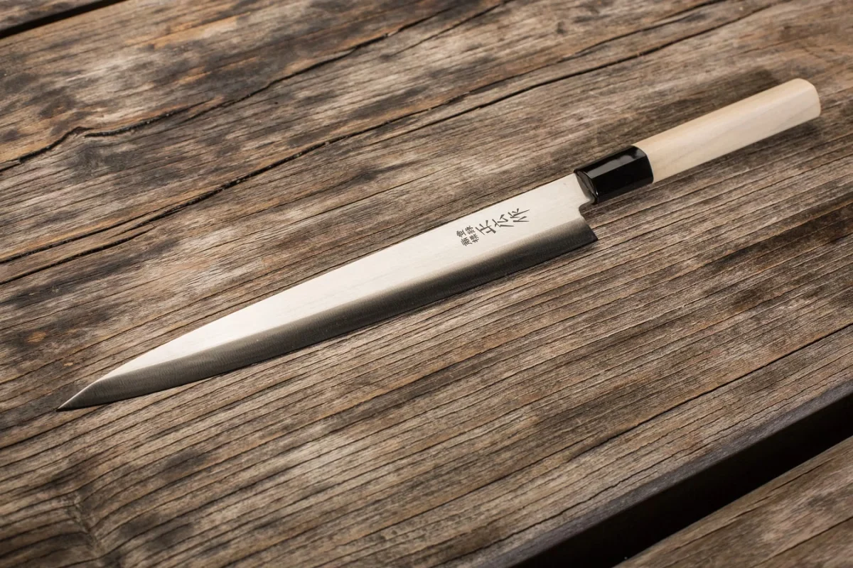 Masahiro MS-8 Yanagiba Nóż do Sushi/Sashimi dla Leworęcznych, Ostrze 24 cm — zdjęcie 6