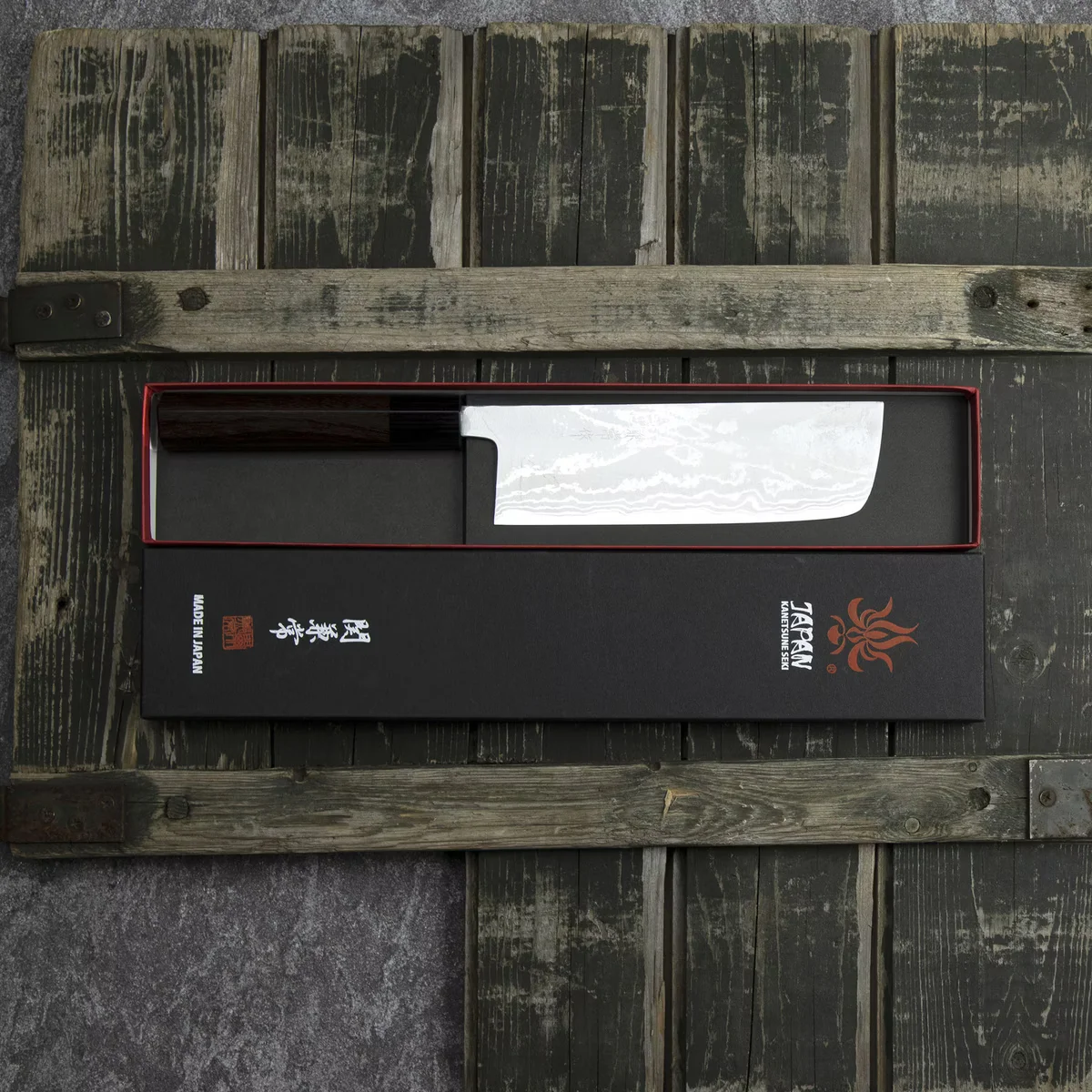 Kanetsune 400 Shirogami#2 Nóż Nakiri Japoński do Warzyw 16,5 cm — zdjęcie 2